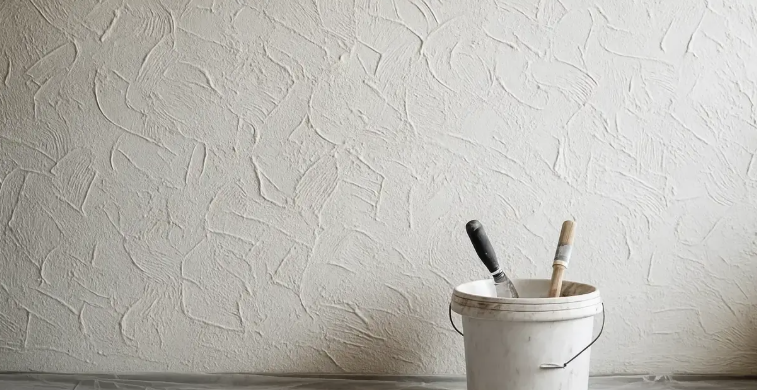 Textura decorativa aplicada por pintor profissional